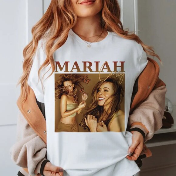 Mariah Carey Butterfly T Shirt, Mariah Carey 90_s Retro T Shirt 141 - Picture 1 of 5